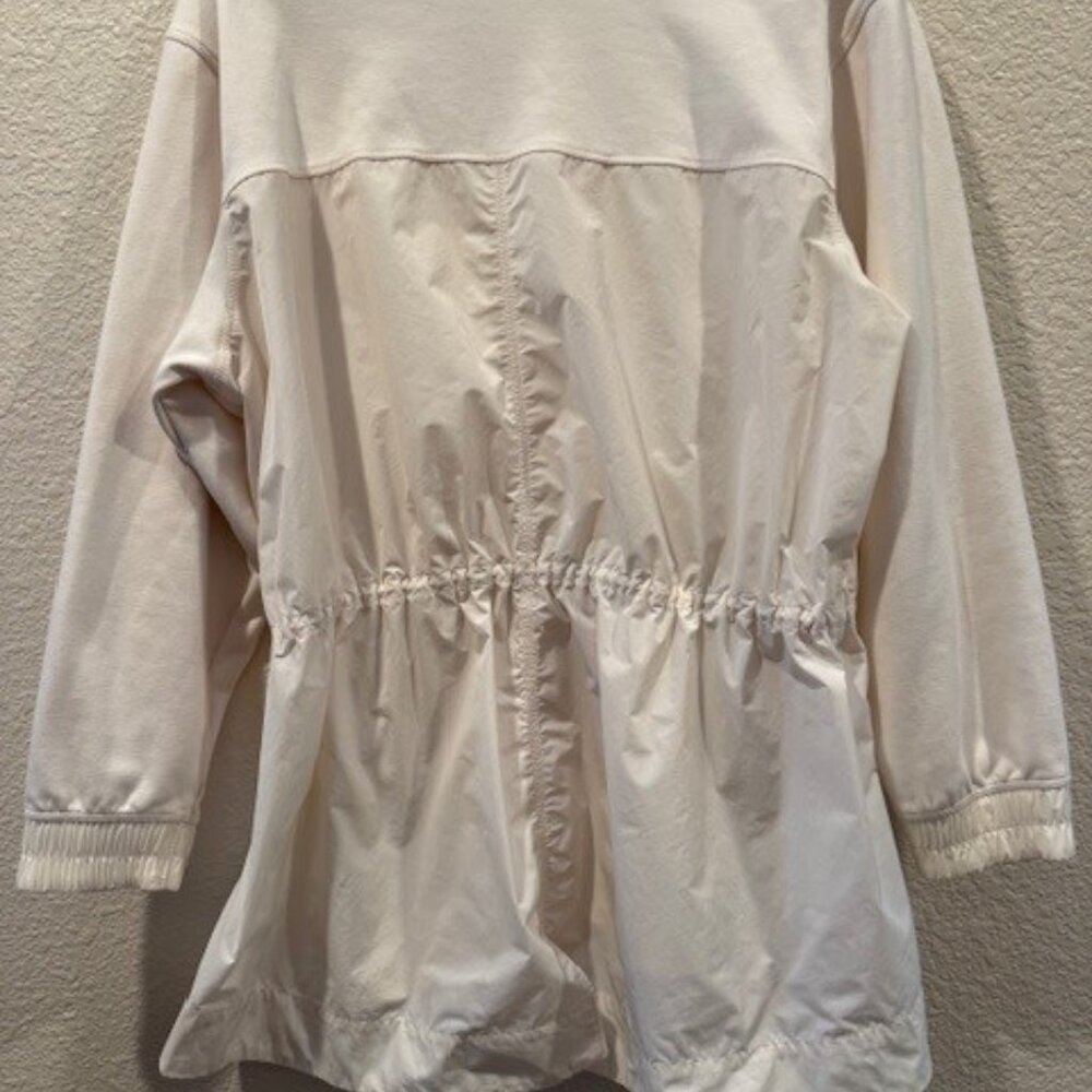 Athleta Cream Tunic 1X with cinch waist - Picture 4 of 5